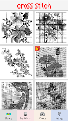 Cross Stitch Flower Pixelのおすすめ画像3