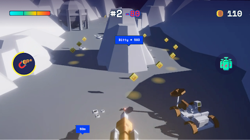 Android application Moon Racer screenshort