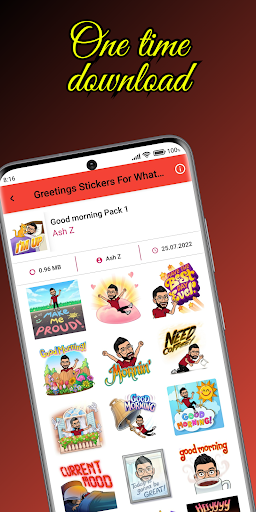 Greetings Sticker for WhatsApp