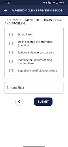 Squad 9’s Assessment Tool Screen 3