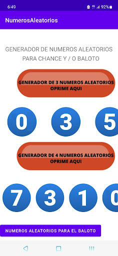 numeros aleatorios Screen 3
