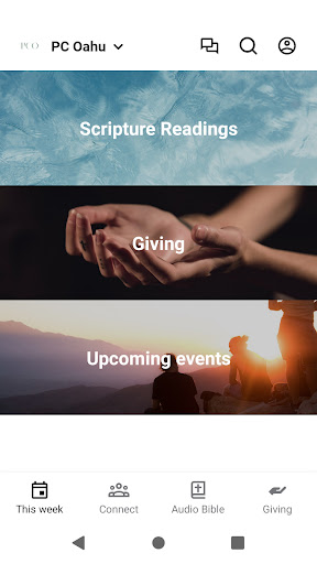 Android application Praise Chapel Oahu screenshort