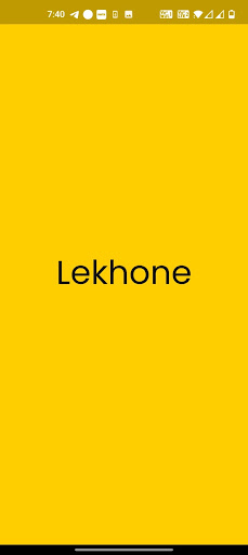 Android application Lekhone screenshort