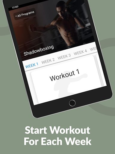 Screenshot of Shadowboxing Punches & Drills
