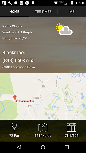 Blackmoor Golf Tee Times Screen 2