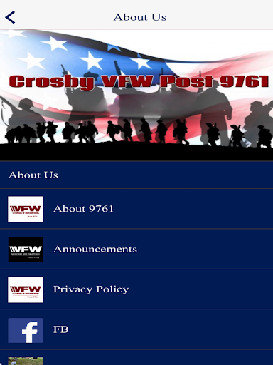 VFW Post 9761 Screen 2