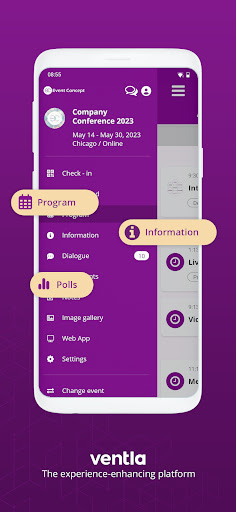 Android application Ventla screenshort