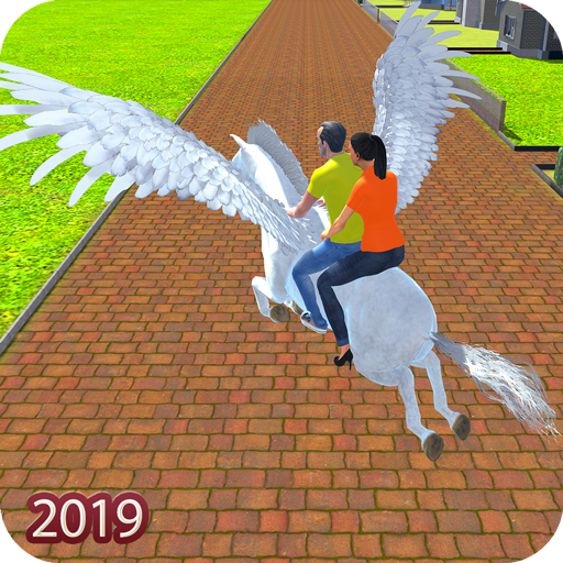 Unicorn Horse Taxi Driving 3D  Icon