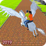 Cover Image of 下载 Unicorn Horse Taxi Driving 3D  APK