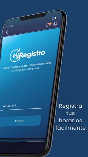 Android application Mi Registro screenshort