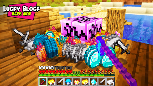 Lucky Block Minecraft Mod Map Screen 2