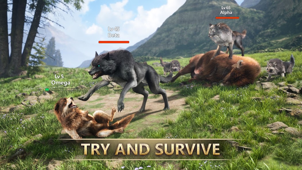 Wolf Game: Wild Animal Wars 1.0.37 APK + Mod (Unlimited money) para Android