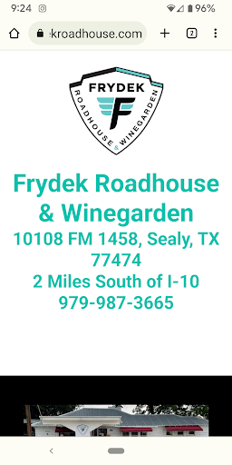 Frydek Roadhouse & Winegarden Screen 3