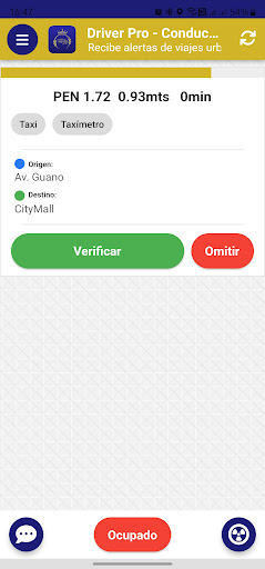 Android application Driver Pro - Conductor screenshort