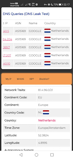 Netherlands VPN - NL VPN Screen 2