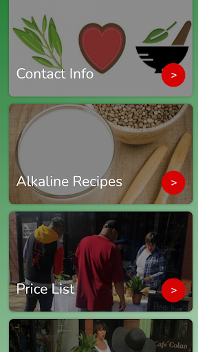 Android application Alkaline Healing Herbs screenshort