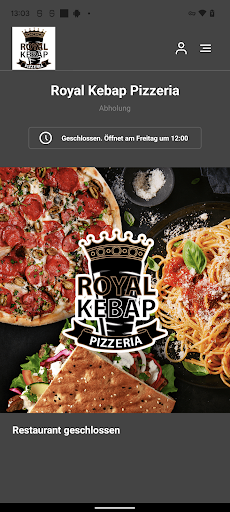 Android application Royal Kebap Pizzaria screenshort