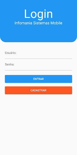 Android application Infomania Vendas screenshort