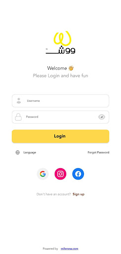 Android application Whoosh Consumer screenshort