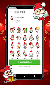 Captura 3 WAStickerApps Navidad Stickers android