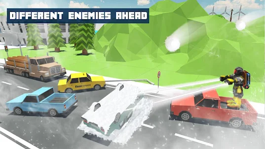 Snow Robot Attack: Robot Games