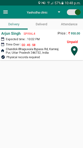 Spirals Delivery Screen 3
