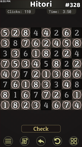 Android application Hitori screenshort
