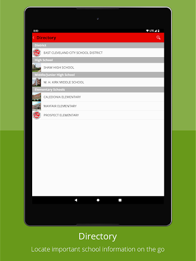 East Cleveland City Schools Screen 2