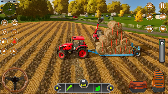 Farm Tractor Driving 3d