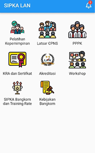 Android application SIPKA LAN screenshort