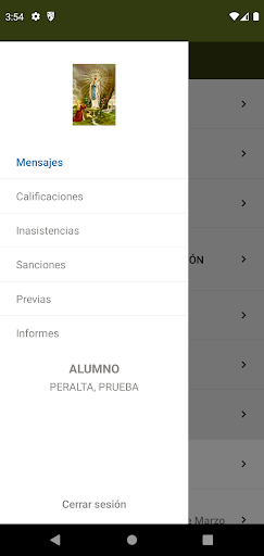Android application Col Ntra Sra de Lourdes screenshort