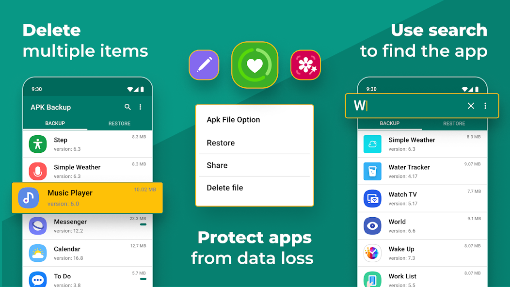 APK Backup & App Recovery 3.2.2 APK + Mod (Unlimited money) untuk android