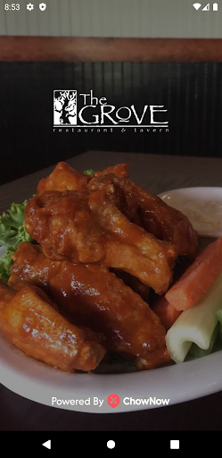 Android application The Grove Restaurant screenshort