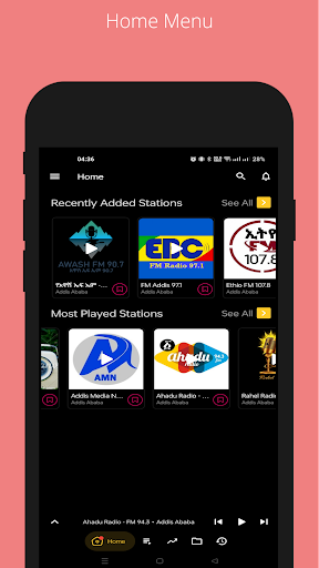 Android application Radio ET: All Ethiopia Radio screenshort
