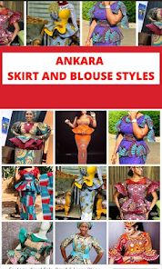 Ankara Skirt & Blouse Styles 8