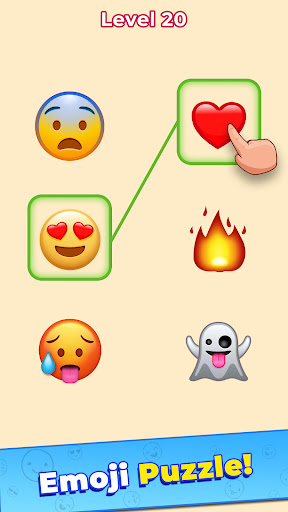 Android application Emoji Puzzle - Connect Game screenshort