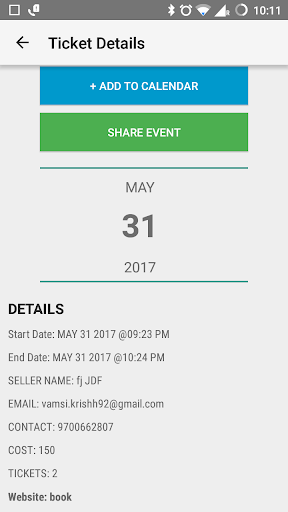 Sell Movie Ticket Screen 2