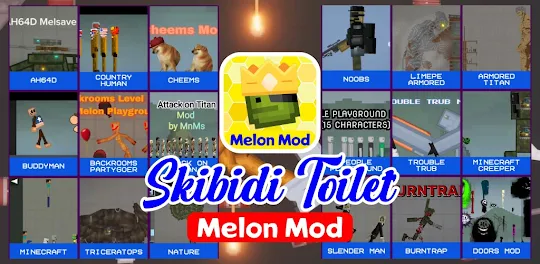 Skibidi Toilet Mod Melon 2023