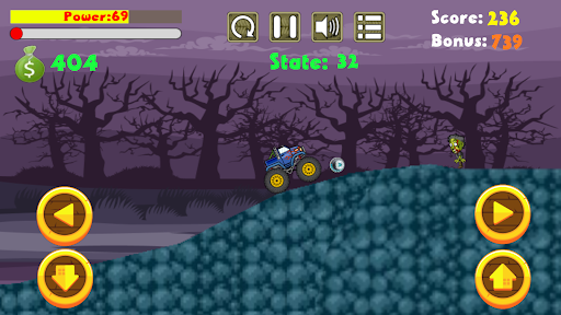 Android application Monster Truck Survival Game 3D screenshort