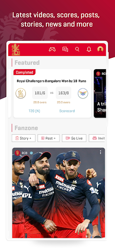 RCB Official- Live IPL Cricket Screen 3