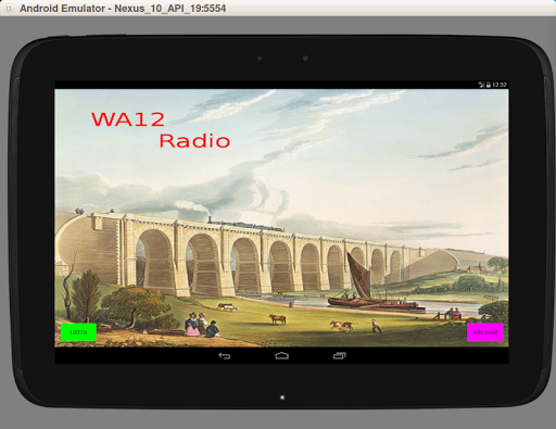 Android application WA12 Internet Radio Player screenshort