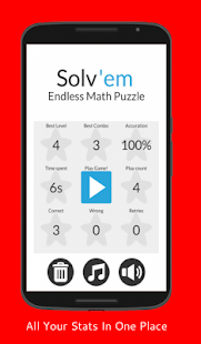 Solv'em - Endless Math Puzzle Screenshot