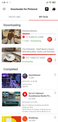 Video Downloader for Pinterest Screen 3