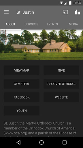 Android application St. Justin Martyr screenshort