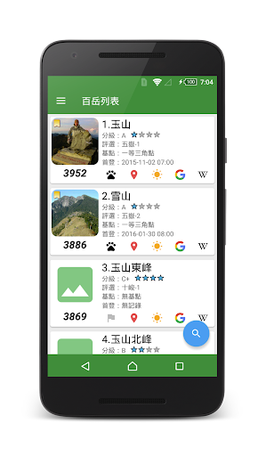 百岳足跡 Screen 2