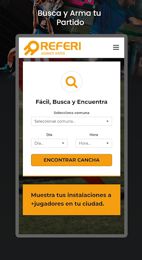 Android application Referi screenshort