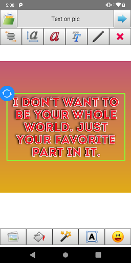 Text on pic - Text on photo screenshot 0