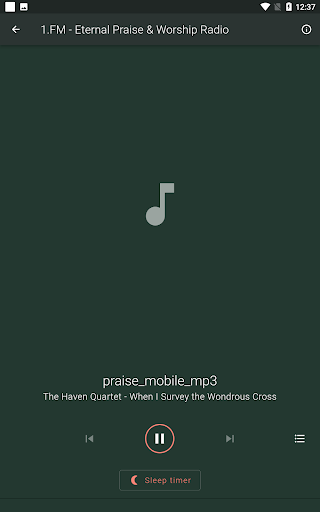 Christian Music Radio Screen 3