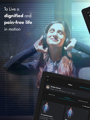 Android application EXOPULSE HCP screenshort