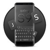 Black Professional Keyboard for Samsung S9 icon